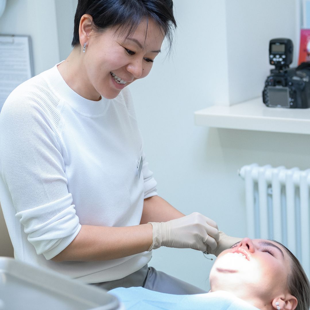 Лечение на лингвальной брекет-системе